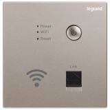罗格朗无线wifi 逸景 玫瑰金 单频86无线路由器220V
